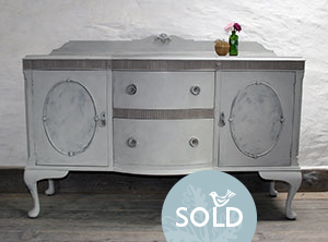 Pedran hand painted shabby chic Pretty French style Sideboard/Dresser